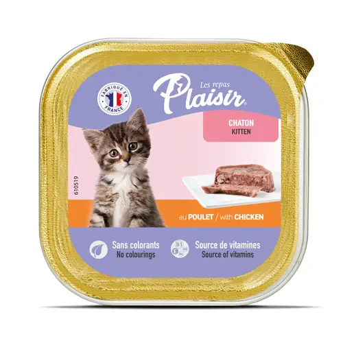 Plaisir Tuk Etli Pate Yru Kedi Yaş sı 100 Gr