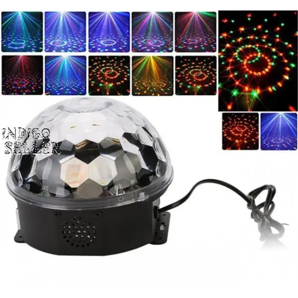 Kumandalı Kristal Led RGB Disko Topu 2