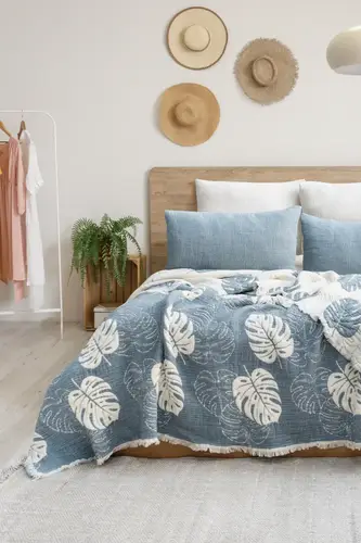 Şaheser Home Collection Yatak Örtüsü Seti Çift Kişilik Forest Mi
