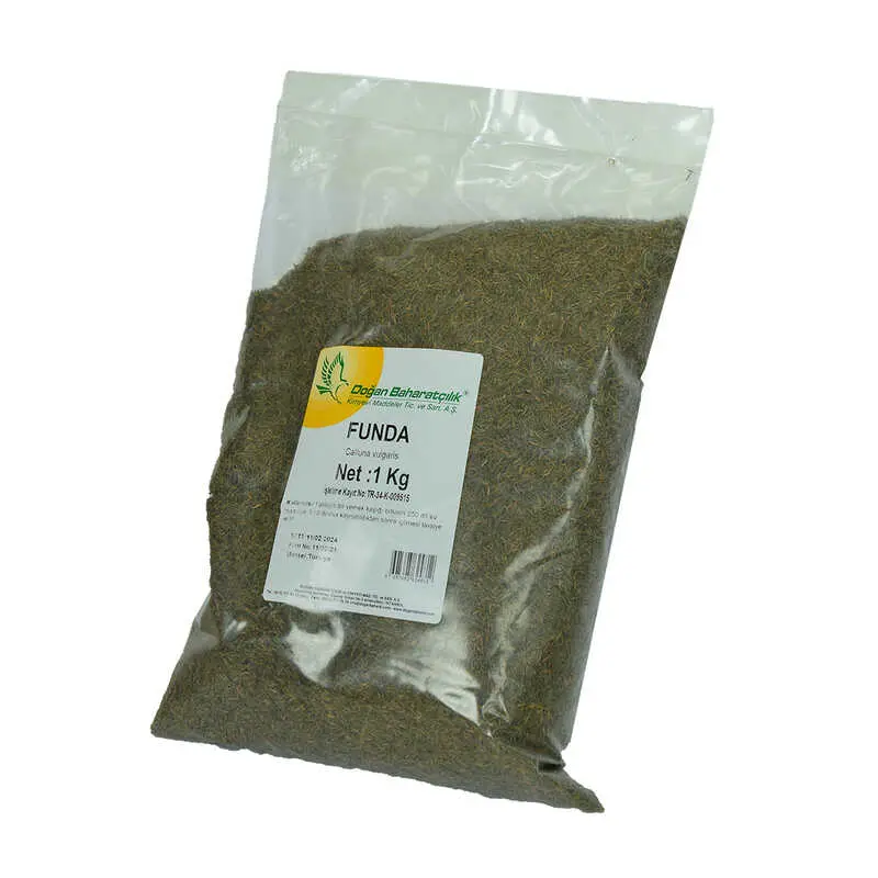 Funda Yaprağı Otu Doğal 1000 Gr Paket 4