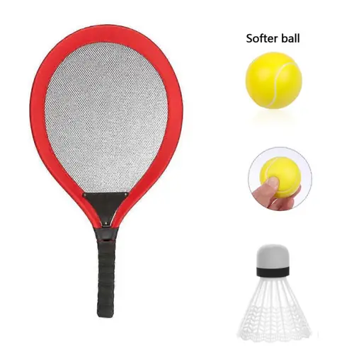 Badminton Seti ve Tenis Topu - RKT-35 - Kırmızı - 1 ADET