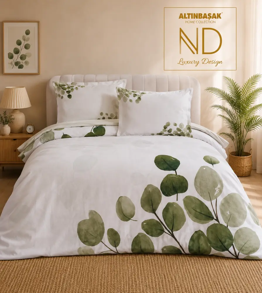 Çift Kişilik Nevresim Takımı Salvia Mist