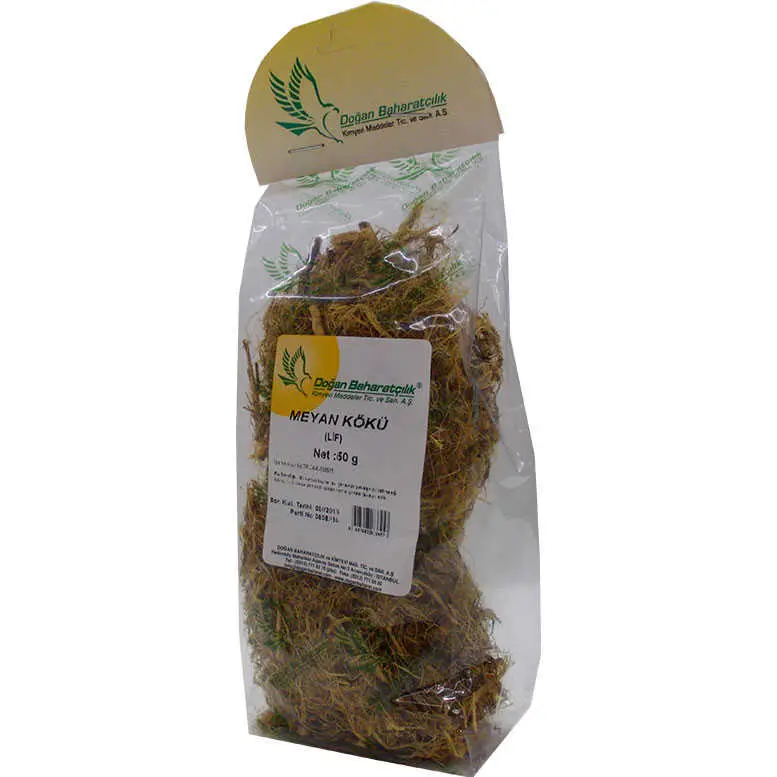 Meyan Kökü Lif Doğal 50 Gr Paket 3