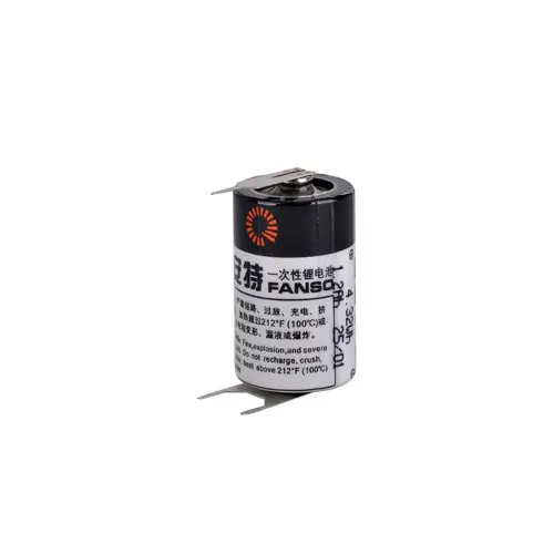 FANSO ER14250H 3.6V 1/2 AA Size Pil (Li-SL2) 3 PIN
