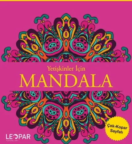 Yetişkinler İçin Mandala - Pembe