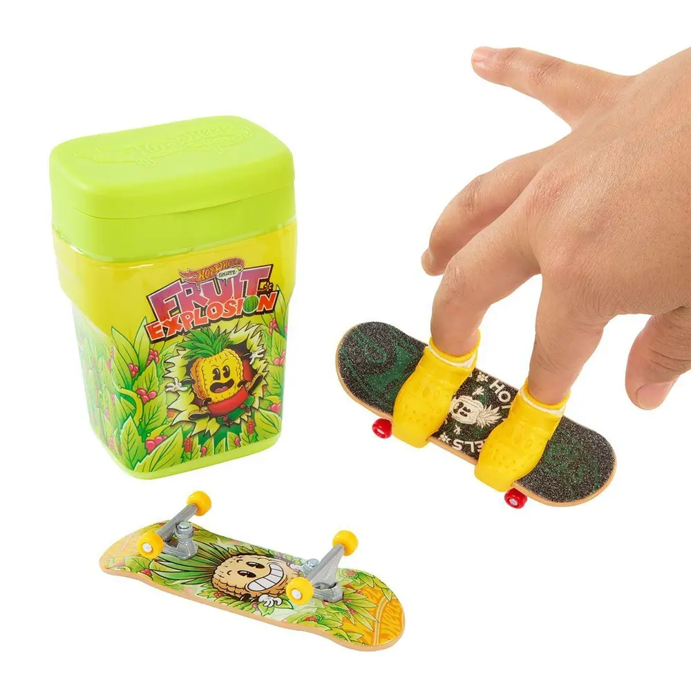 HTP10 Hot Wheels Skate İkili Parmak Kaykay Kutusu (Aromalı Sakız Kutusu Temalı) 2