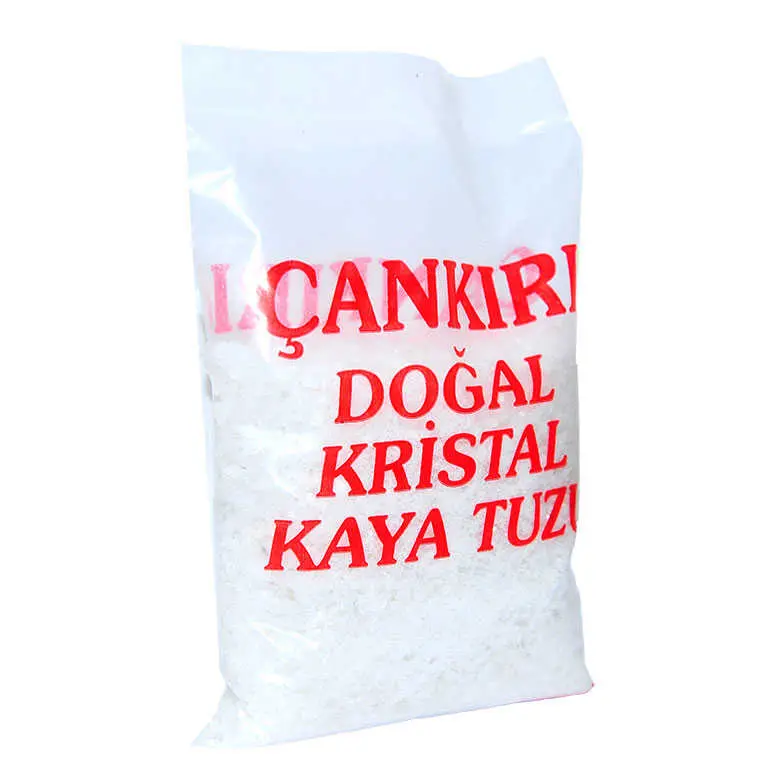 Yemeklik Doğal Kristal Kaya Tuzu Granül Çakıl Çankırı Beyaz 1000 Gr 4