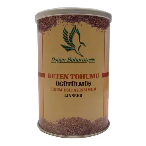 Keten u Öğütülmüş Doğal 150 Gr Teneke Kutu