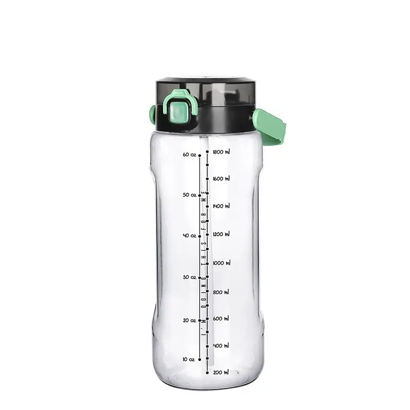 Şeffaf Matara - 2000 ml - 67,6 oz - WATERMODE Matara 2