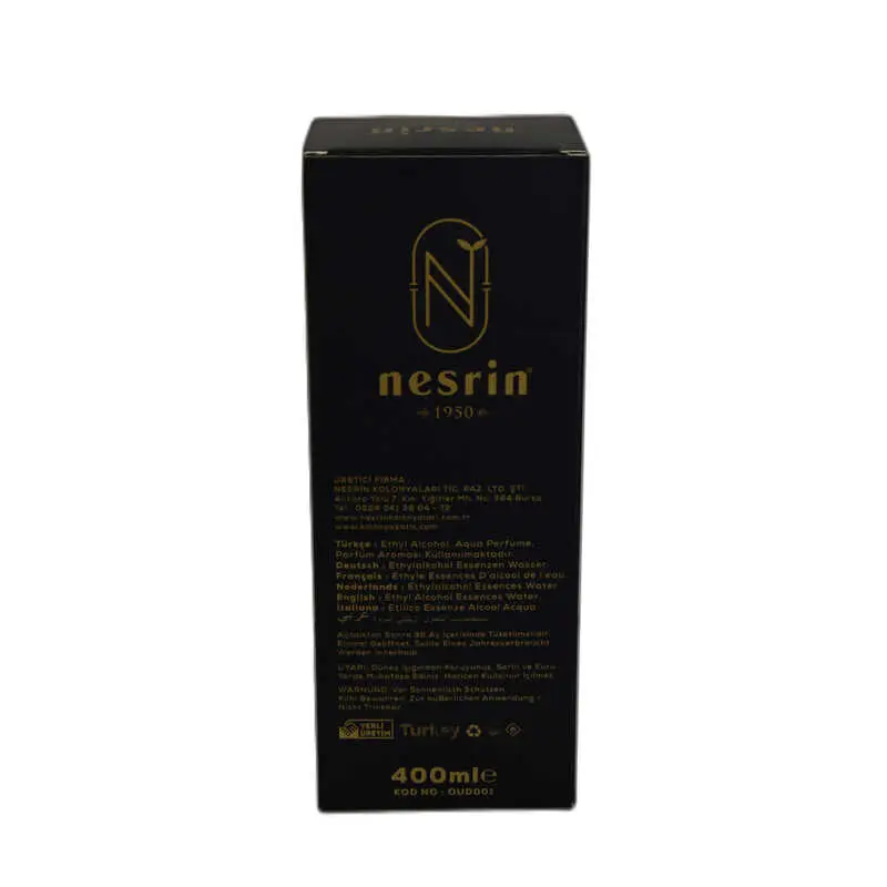 Oud Kolonyası 80 Derece Özel Seri Kutulu Pet Şişe 400 ML - Eau De Cologne 3