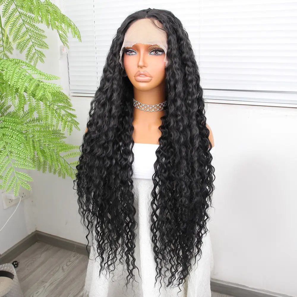 Afro Daa Siyah Fiber Sen Tül Peruk 3