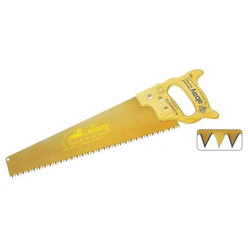 Abay Sarı Çelik Testere 50 cm - Ahşap Sap