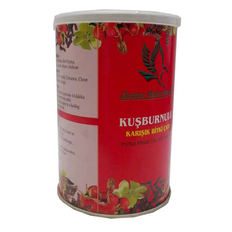 Kuşburnulu Karışık sel Çay 100 Gr Teneke Kutu 3