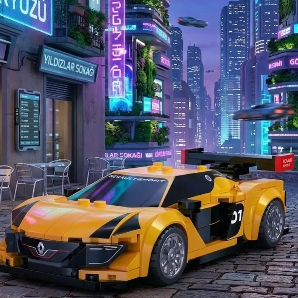 C51094W CADA RENAULT SPORT RS 0101 294 PARÇA BLK OYUNCAK 4