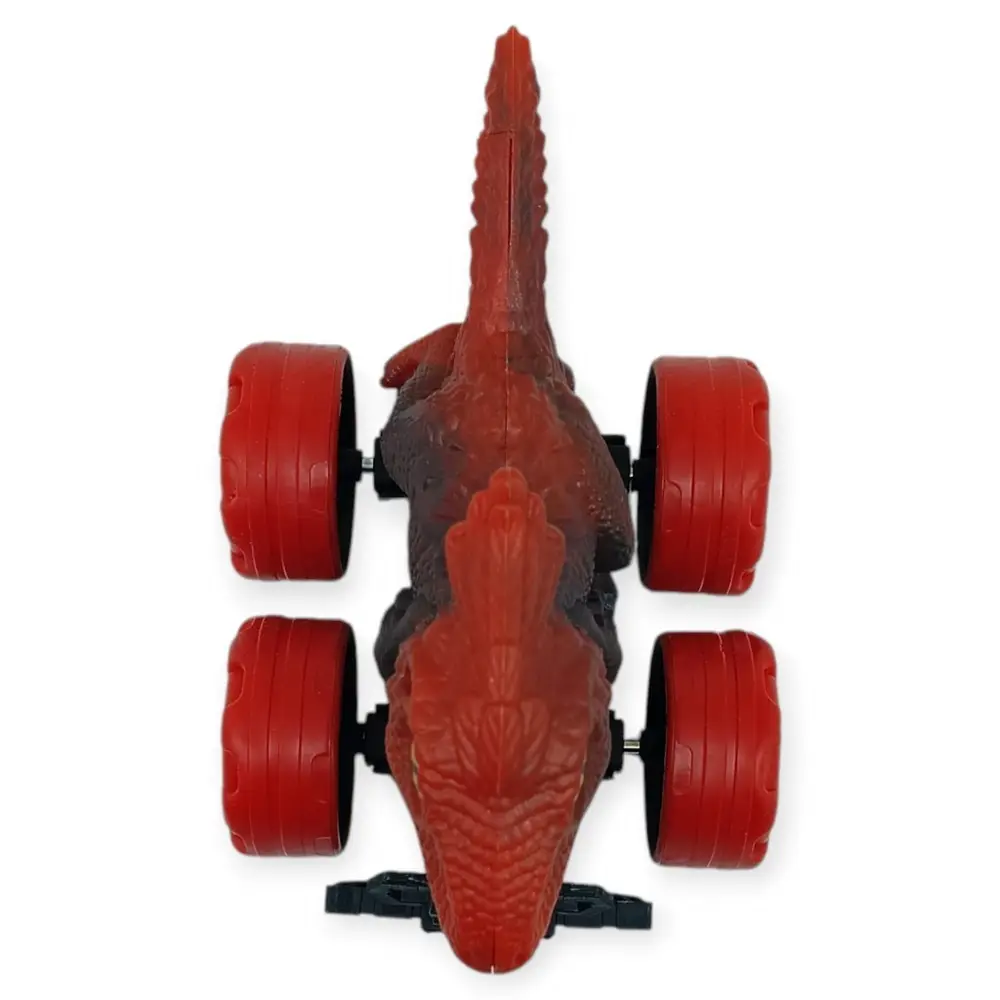 Sürtmeli Dinazor Arabalar cm - H-20 - Kırmızı Parasaurolophus - 1 ADET 4