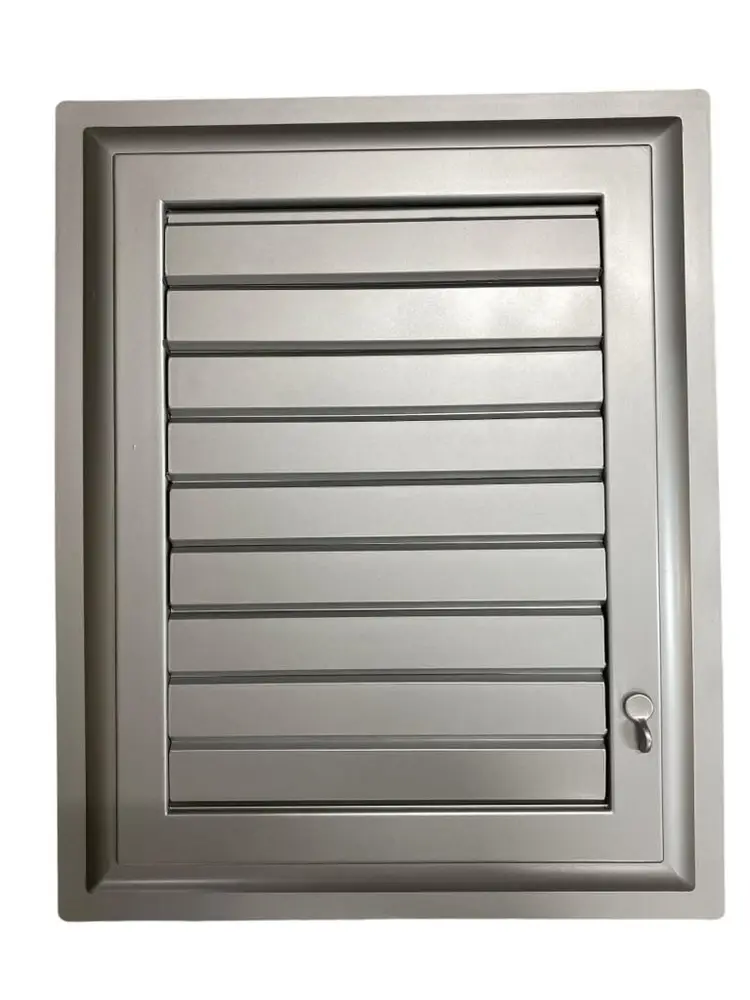 Plastik Menfez 35X55 Gümüş Banyo WC Halandırma
