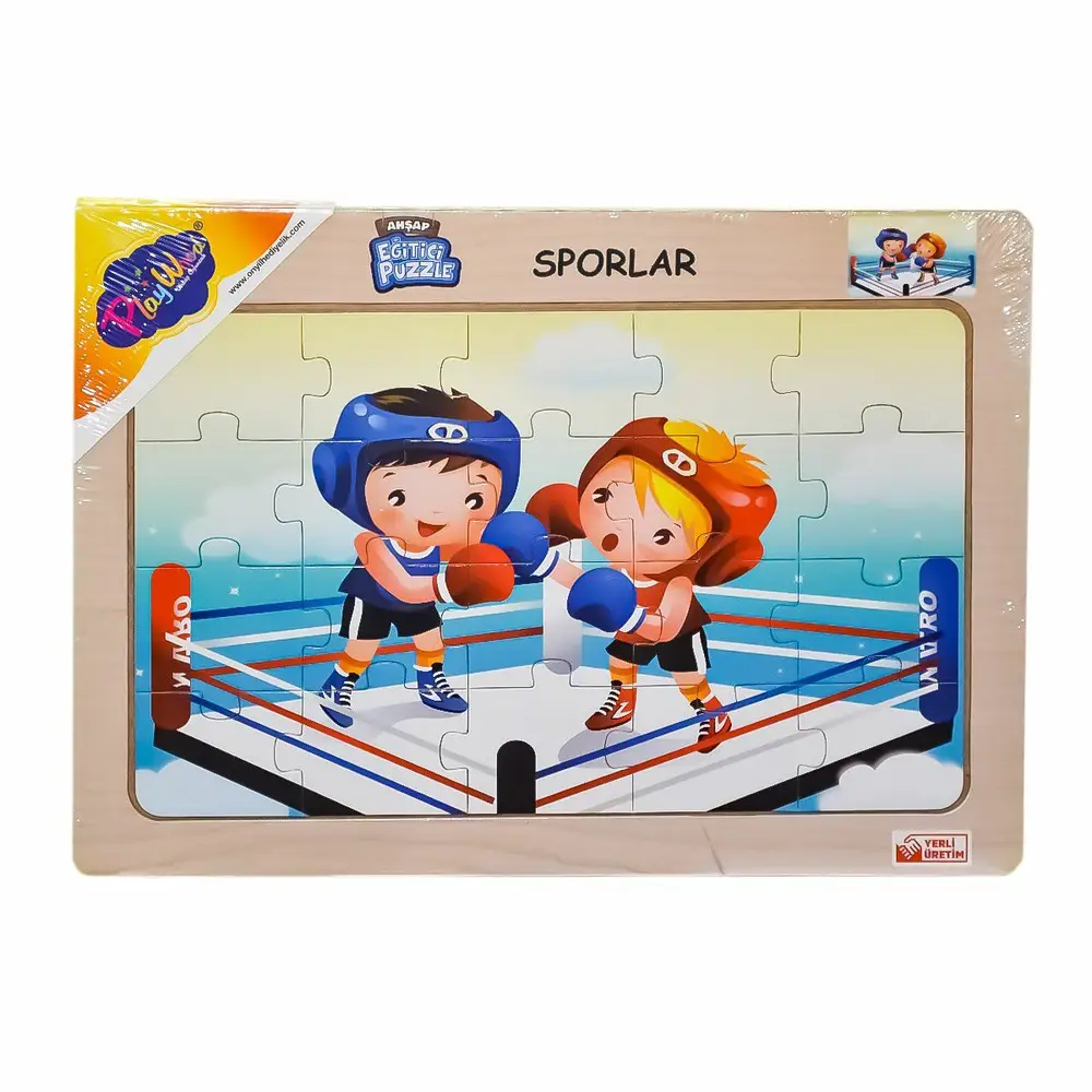 ONY-85-86-87-88 Ahşap Eğitici Puzzle Sporlar -Onyıl 4