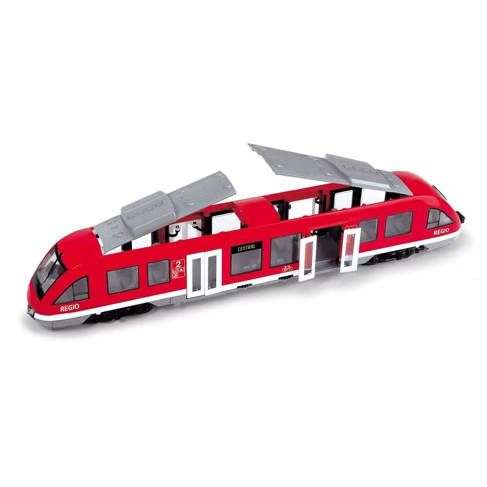 203748002 Dickie City Train

free wheel interior opening doors and roof 1 43 2