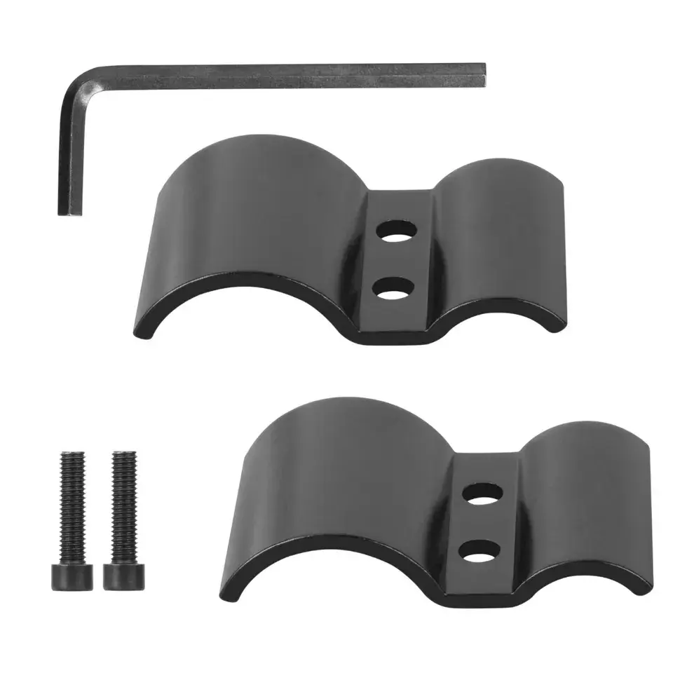 2x10mm 31mm Namlu Montaj Klip Taktik El Feneri Torch Sight Lazer Kapsam Kelepçe 2