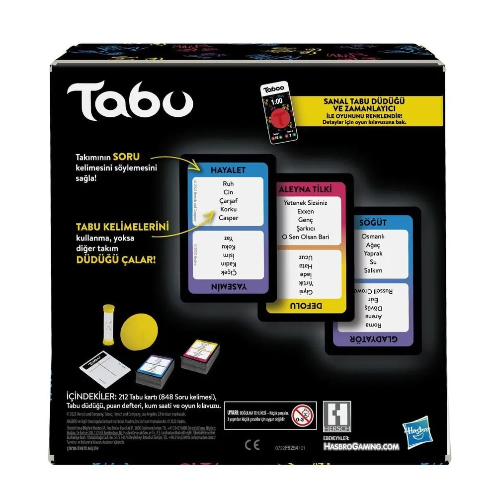 F5254 Hasbro - Tabu +13 yaş 2