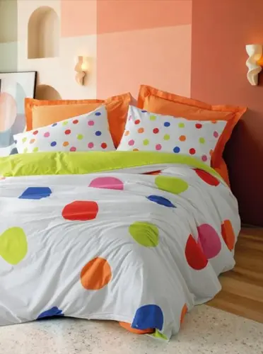 Modeline Tek Kişilik Nevresim Takımı Dotsy Tcu
