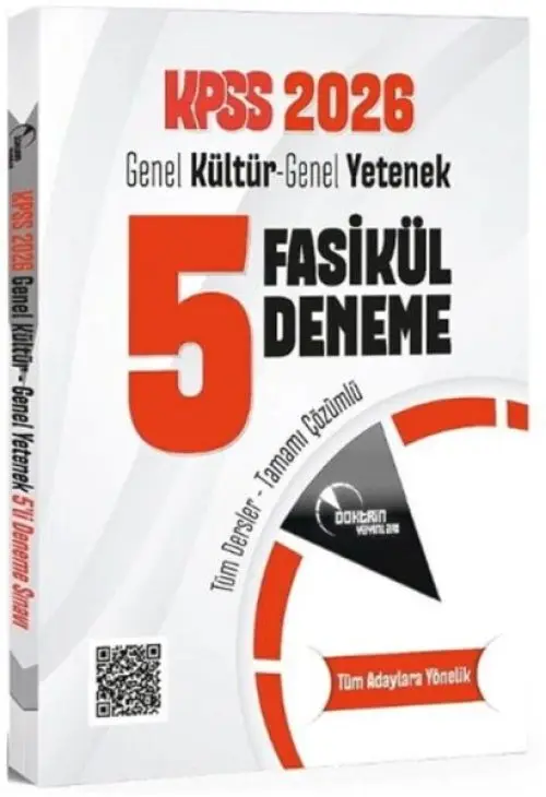 Doktrin Yayınları 2026 KPSS Genel Yetenek Genel Kültür 5 Deneme