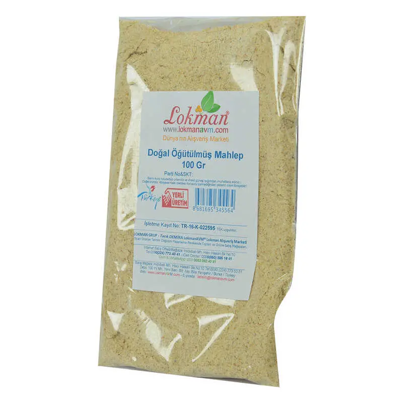 Mahlep Öğütülmüş Saf Doğal 100 Gr Paket 4