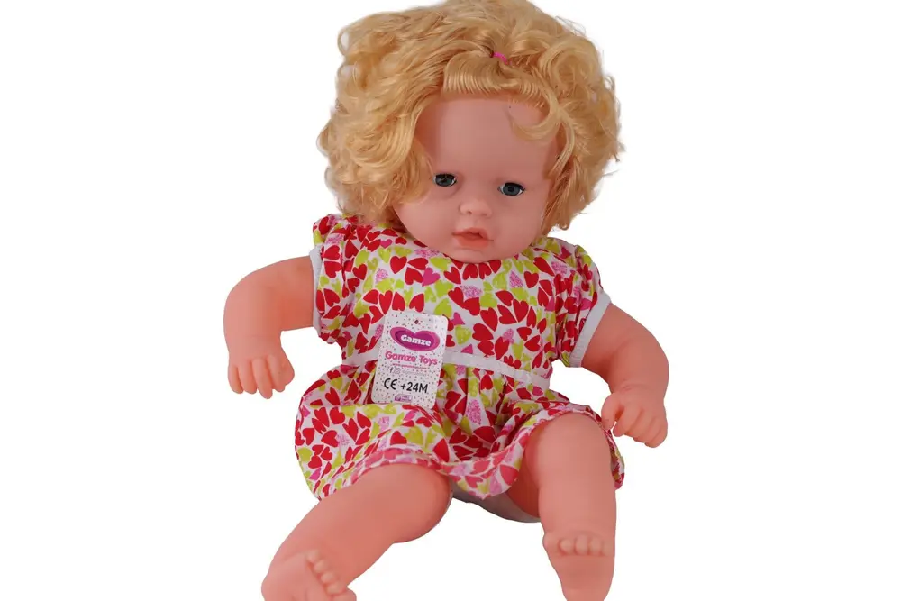 0073 60 CM DOU GÖVDELİ SAÇLI BÜYÜK BEBEK 2