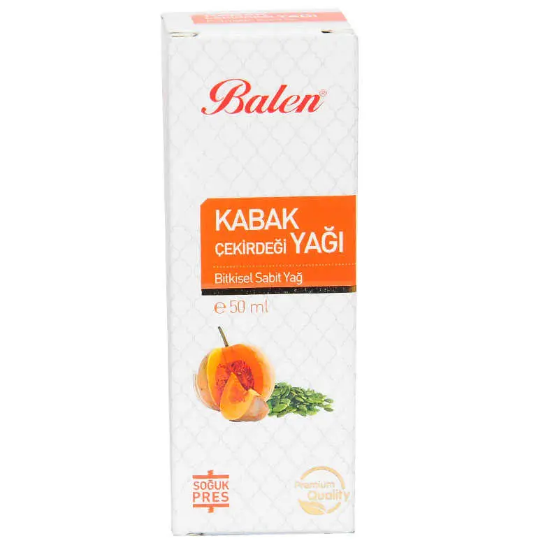 Kabak Çekirdeği Yağı Soğuk Pres 50 ML Cam Şişe 3