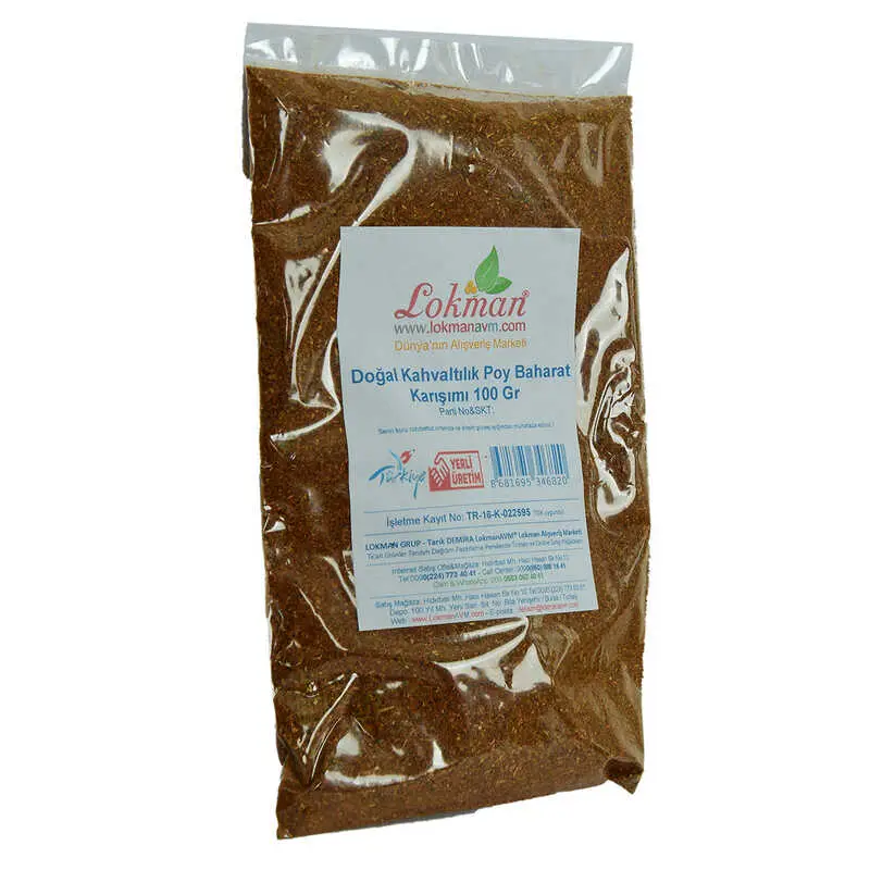 Kahvaltılık Poy Baharat Karışımı 100 Gr Paket 4