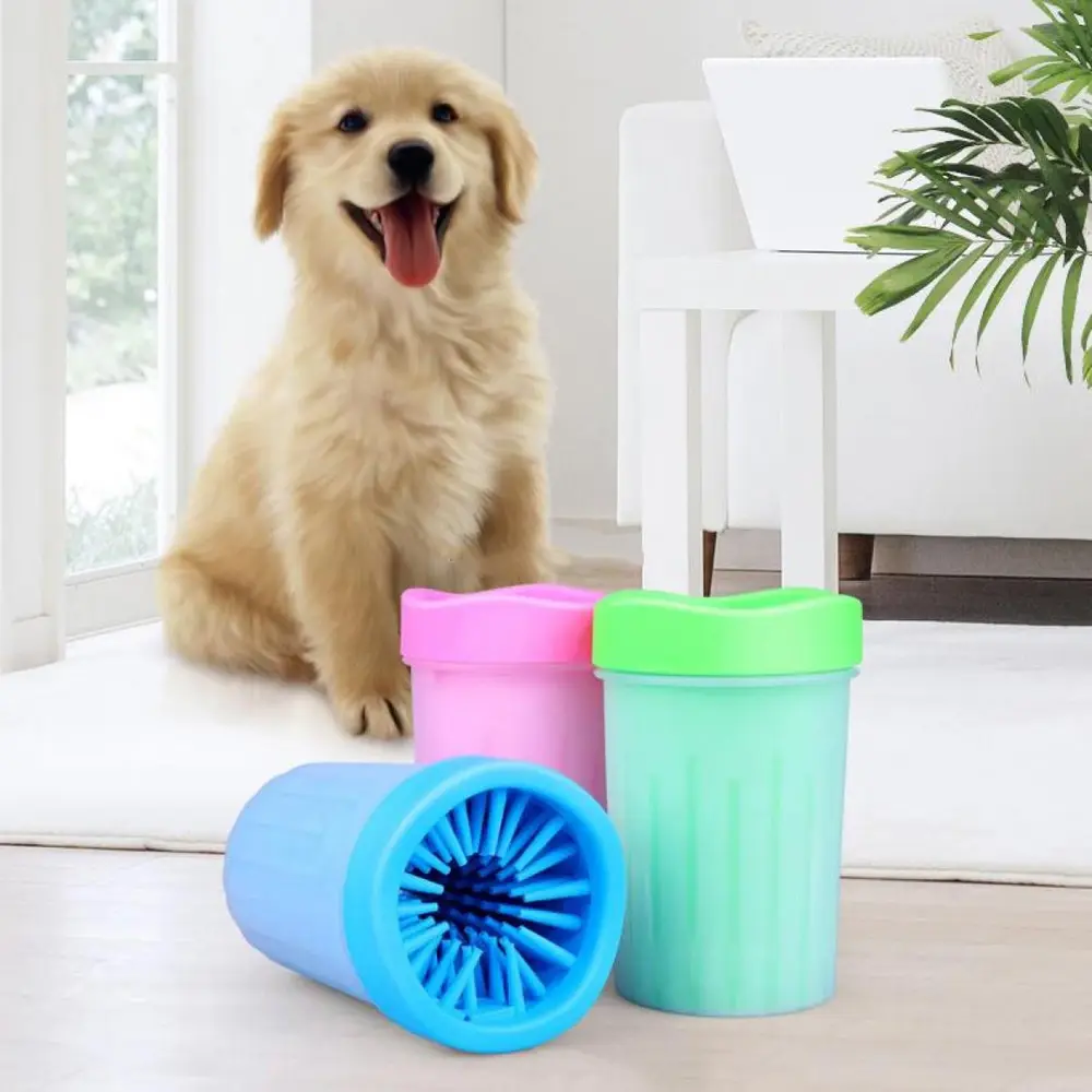 Pati Ayak Yı Kovası Jel Fırçalı Kedi Köpek (Küçük) 4
