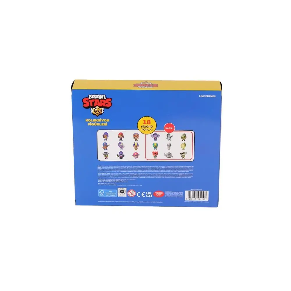 PMI BRW2070 Brawl Stars 8'li Delüks Figür Set Asorti 3