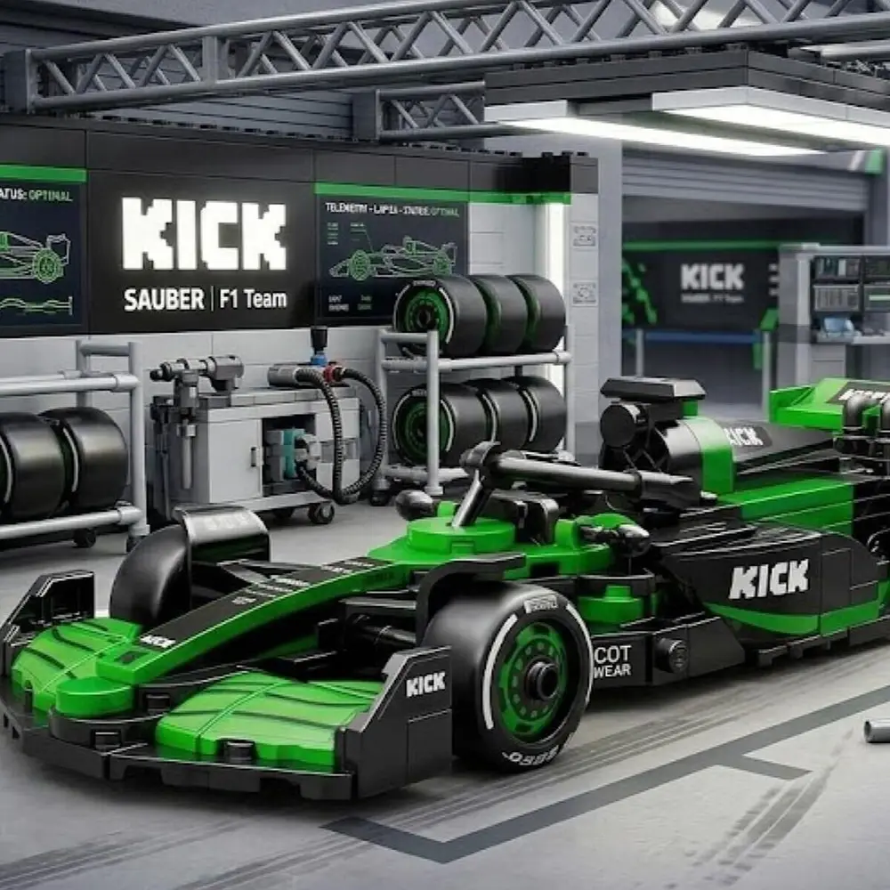 C55082W KICK SAUBER F1 TEAM C45-2025 348 PARÇA OYUNCAK 3