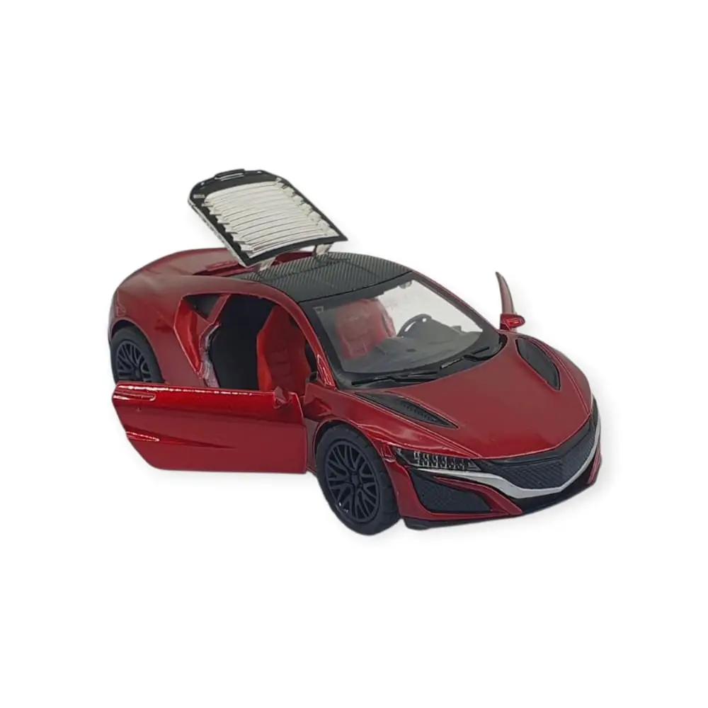 Çek Bırak Araba Metal - 3691C - Kırmızı - 1 ADET 2