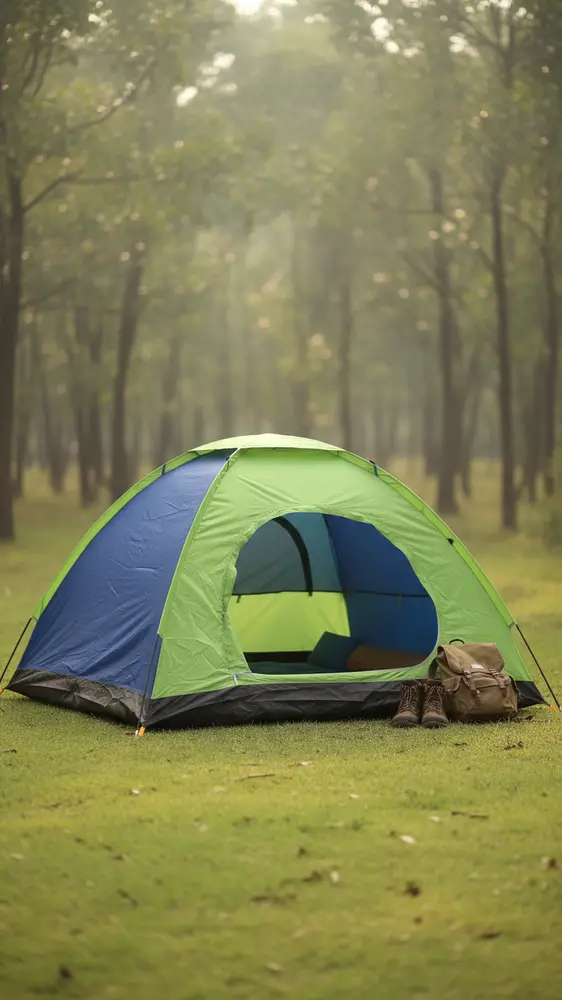Kolay Kurulumlu Pratik Kamp Çadırı 6 Kişilik (220x250x150) 3