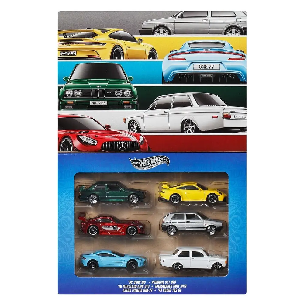 JLB25 Hot Wheels Euro 6lı Araç Paketi 1:64