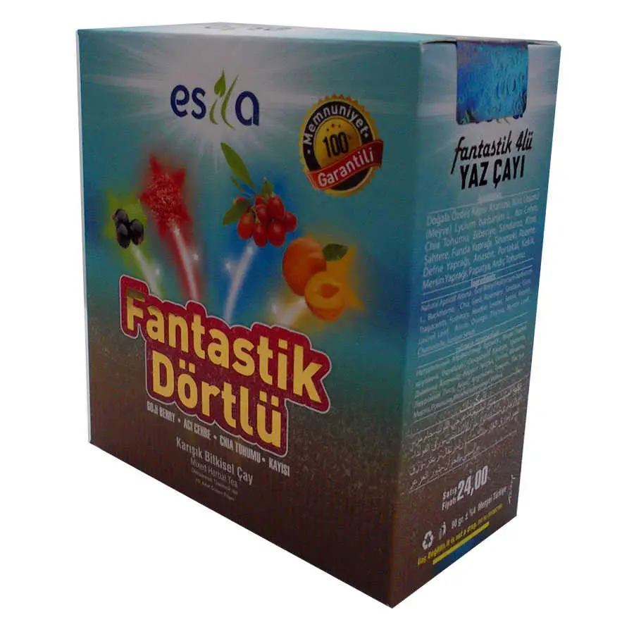 Fantastik Dörtlü sel Yaz Çayı 45 Süzen Poşet 3