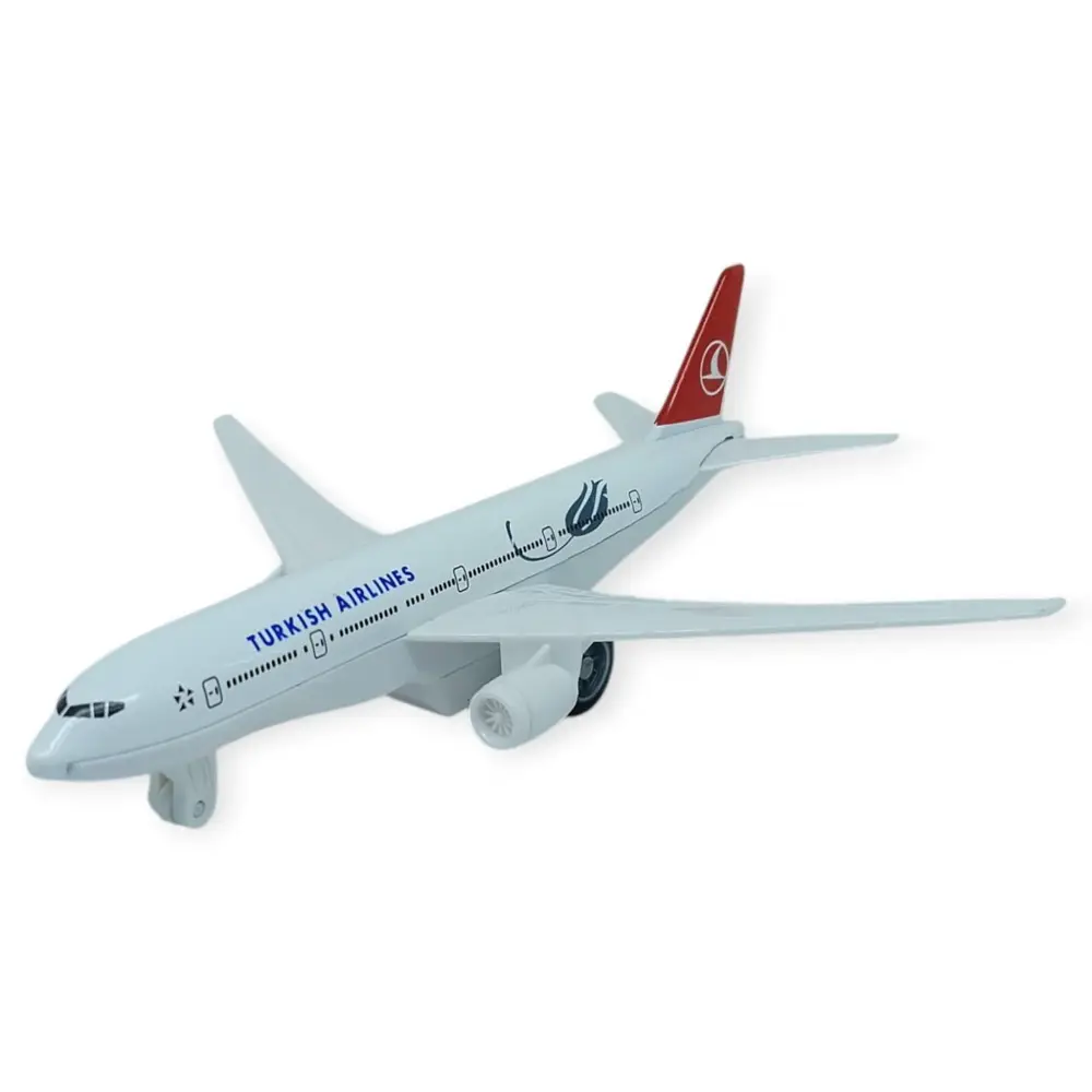 Çek Bırak Işıklı Sesli Yolcu Uçak 15 Cm - 777-2 - 1 ADET 3