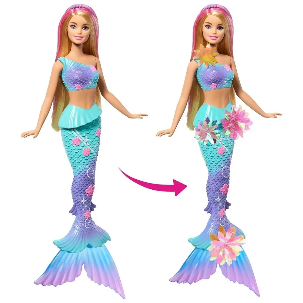 JDM72 Büyülü Çiçekler Deniz Kızı - Flower Magic Mermaid 3