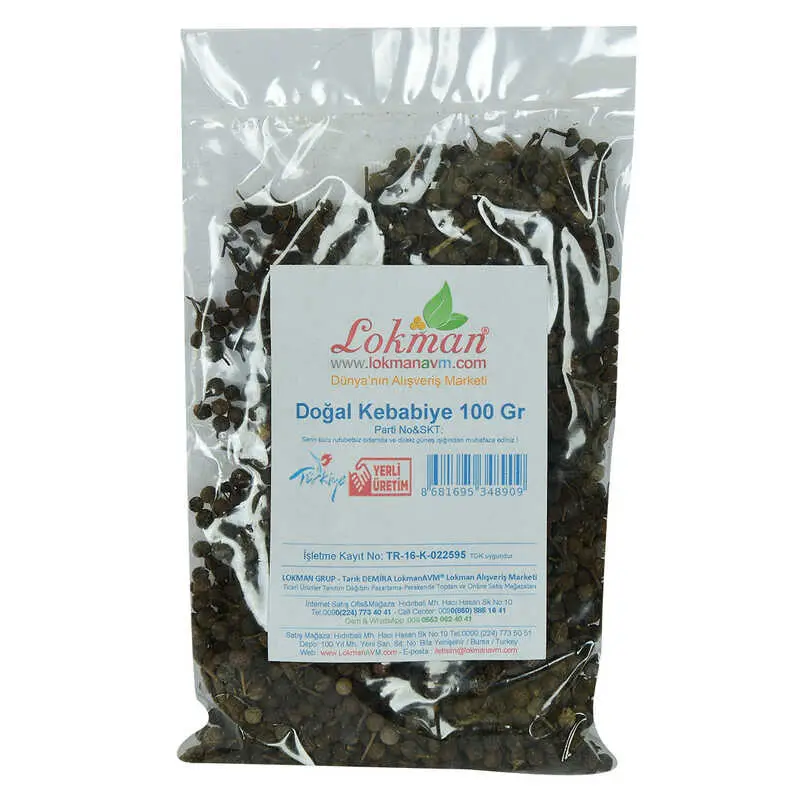 Kebabiye Tane Doğal 100 Gr Paket 3