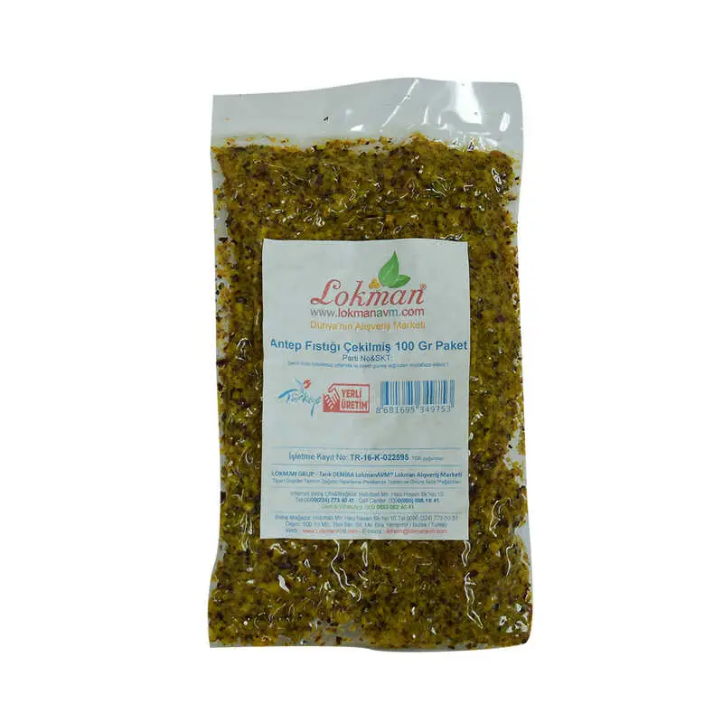 Antep Fıstığı Çekilmiş 100 Gr paket