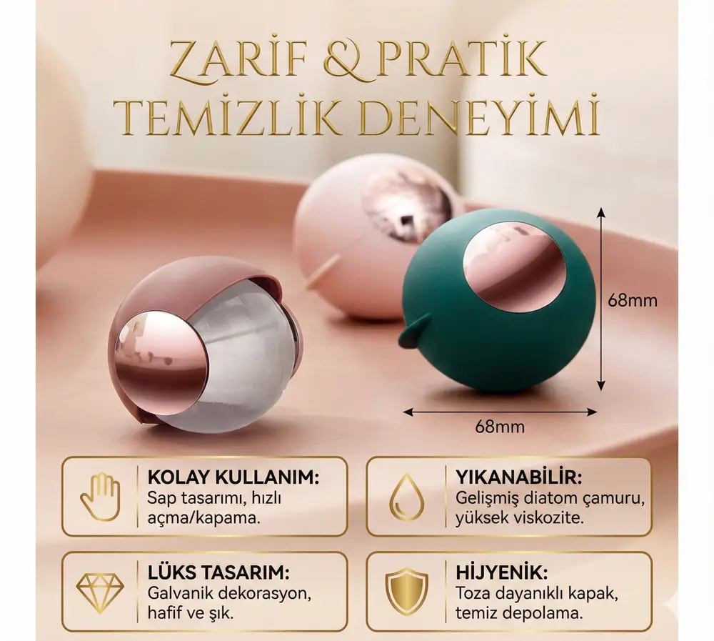 Taşınabilir Yıkanabilir Giysiler Yapışkan Topu 3