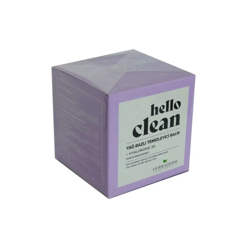 Hello Clean Yüz Dudak ve Göz için Yağ Bazlı Temizleyici Balm Hyaluronik 3D 100 ML 3