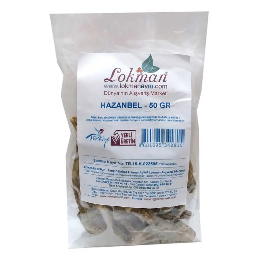 Doğal Hazanbel Kökü 50 Gr Paketli 3