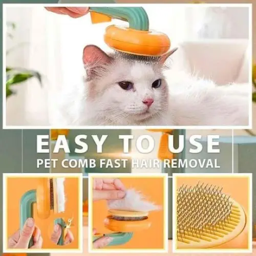 Kabak Model Kendini Temizleyen Kedi Tarağı 66x84x195 mm 4