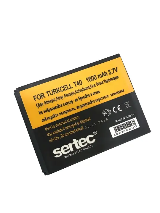 SERTEC - Turkcell T-40 Uyumlu Bat