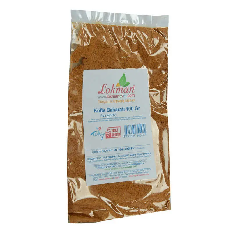 Köfte Baharatı Saf Baharat Karışımı 100 Gr Paket 5