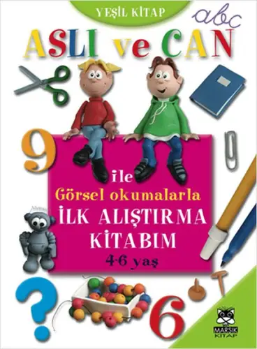 Aslı ve Can ile Görsel Okumalarla İlk Alıştırma Kitabım (Yeşil )