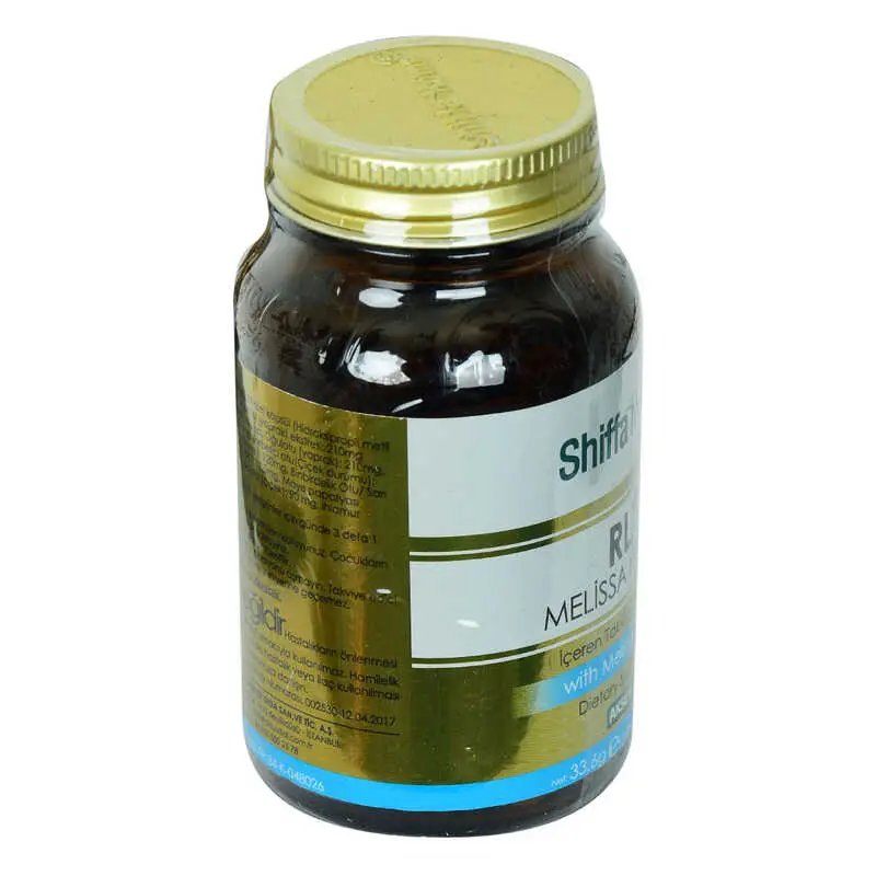 Shiffa Home RLX Melissa Ekstresi Diyet Takviyesi 560 Mg x 60 4