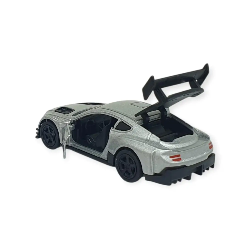 Çek Bırak Metal Küçük Arabalar 8 cm - 6411A-16 - Gümüş - 1 ADET 5